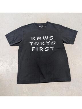 Kaws x Uniqlo Tokyo First Black and White T-shirt